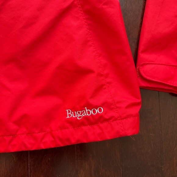 Columbia Women's Omni-Tech Hooded Rain Coat, Size medium, Red, Zip, Interchange - Picture 10 of 12